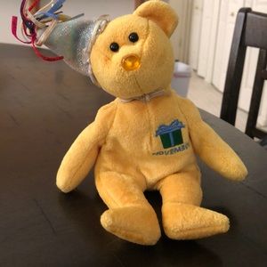 November beanie baby